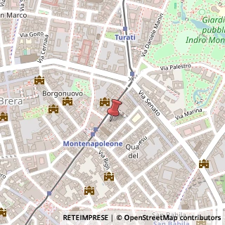 Mappa Via Alessandro Manzoni, 30, 20121 Milano, Milano (Lombardia)