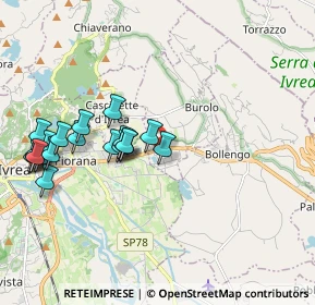 Mappa Via Statale Lago di Viverone, 10010 Burolo TO, Italia (2.056)