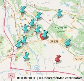 Mappa Via Statale Lago di Viverone, 10010 Burolo TO, Italia (3.60462)