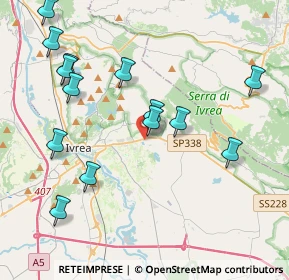 Mappa Via Statale Lago di Viverone, 10010 Burolo TO, Italia (4.445)