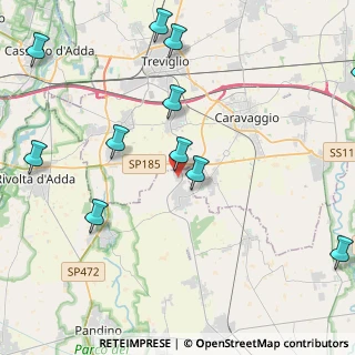 Mappa Via Giuseppe Saragat, 26019 Vailate CR, Italia (5.37091)