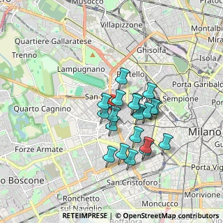 Mappa Via Varazze, 20149 Milano MI, Italia (1.3705)