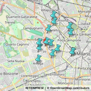Mappa Via Varazze, 20149 Milano MI, Italia (1.59929)