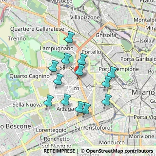 Mappa Via Varazze, 20149 Milano MI, Italia (1.58231)