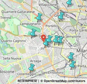 Mappa Via Varazze, 20149 Milano MI, Italia (1.98545)