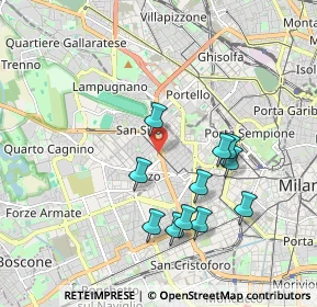 Mappa Via Varazze, 20149 Milano MI, Italia (1.78818)