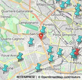 Mappa Via Varazze, 20149 Milano MI, Italia (3.05278)
