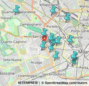 Mappa Via Varazze, 20149 Milano MI, Italia (1.845)