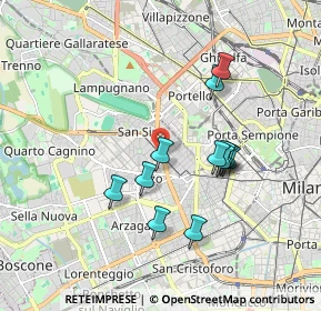 Mappa Via Varazze, 20149 Milano MI, Italia (1.60083)