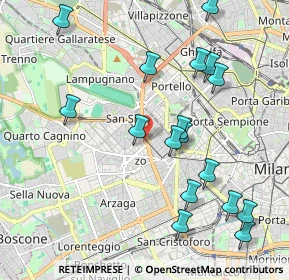 Mappa Via Varazze, 20149 Milano MI, Italia (2.23765)