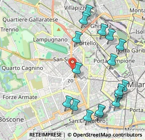 Mappa Via Varazze, 20149 Milano MI, Italia (2.43529)