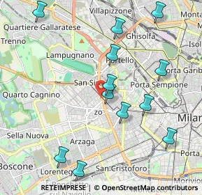 Mappa Via Varazze, 20149 Milano MI, Italia (2.20417)