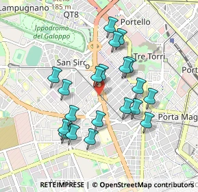 Mappa Via Varazze, 20149 Milano MI, Italia (0.832)