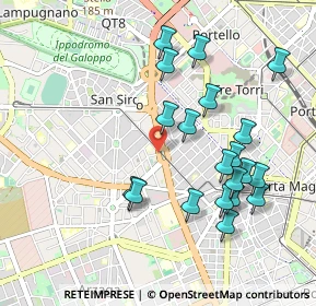 Mappa Via Varazze, 20149 Milano MI, Italia (0.9855)