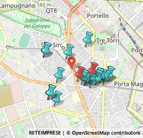 Mappa Via Varazze, 20149 Milano MI, Italia (0.7605)