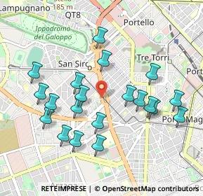Mappa Via Varazze, 20149 Milano MI, Italia (0.9655)