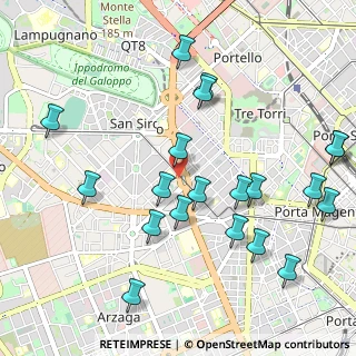 Mappa Via Varazze, 20149 Milano MI, Italia (1.1635)