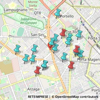 Mappa Via Varazze, 20149 Milano MI, Italia (0.9305)