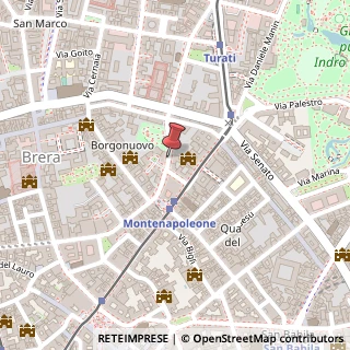Mappa Via dei Giardini, 122, 21100 Milano, Milano (Lombardia)