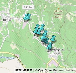 Mappa Via Moschina, 37030 Roncà VR, Italia (0.53333)