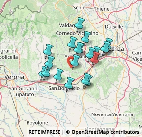 Mappa Via Moschina, 37030 Roncà VR, Italia (10.507)