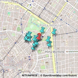Mappa Via Marina, 20121 Milano MI, Italia (0.282)