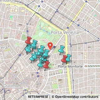 Mappa Via Marina, 20121 Milano MI, Italia (0.383)