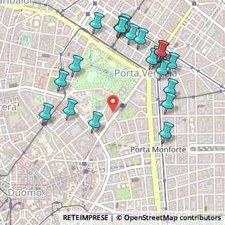 Mappa Via Marina, 20121 Milano MI, Italia (0.59)