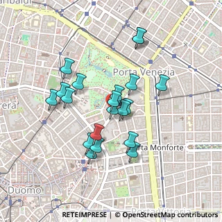Mappa Via Marina, 20121 Milano MI, Italia (0.389)