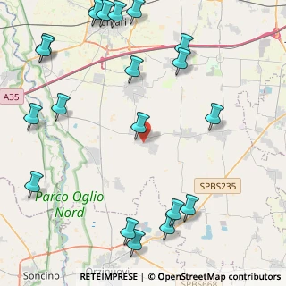 Mappa 25030 Comezzano-Cizzago BS, Italia (6.001)