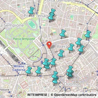 Mappa Via delle Erbe, 20121 Milano MI, Italia (0.623)