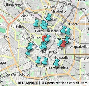 Mappa Via Arco, 20121 Milano MI, Italia (1.5805)