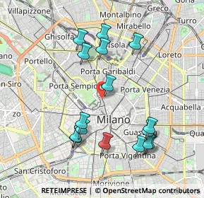 Mappa Via Arco, 20121 Milano MI, Italia (1.97438)