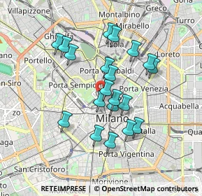 Mappa Via delle Erbe, 20121 Milano MI, Italia (1.526)