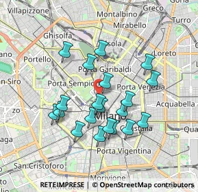 Mappa Via Arco, 20121 Milano MI, Italia (1.5715)