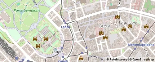 Mappa Milan
