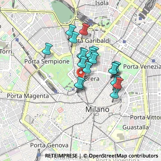 Mappa Via Mercato, 20121 Milano MI, Italia (0.676)