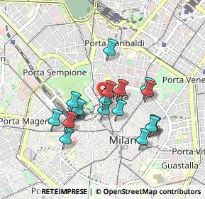Mappa Via Arco, 20121 Milano MI, Italia (0.76)