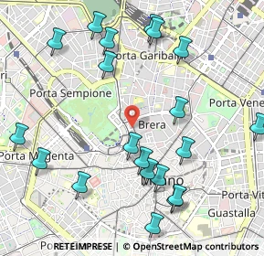 Mappa Via delle Erbe, 20121 Milano MI, Italia (1.206)