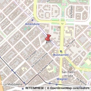 Mappa Via Correggio, 3, 20149 Milano, Milano (Lombardia)