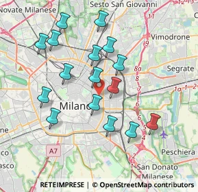 Mappa , 20129 Milano MI, Italia (3.58188)
