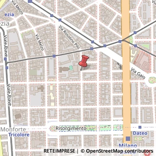 Mappa Via Ciro Menotti,  25, 20129 Milano, Milano (Lombardia)