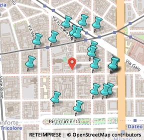 Mappa Via Gustavo Modena, 20129 Milano MI, Italia (0.2455)