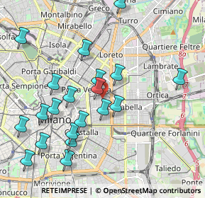 Mappa , 20129 Milano MI, Italia (2.1305)