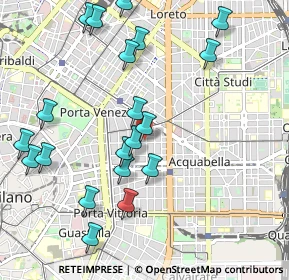 Mappa Via Gustavo Modena, 20129 Milano MI, Italia (1.13)