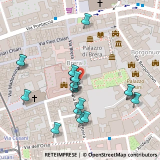 Mappa , 20121 Milano MI, Italia (0.129)