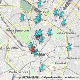 Mappa Via Brera, 20121 Milano MI, Italia (0.9375)