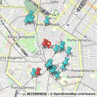 Mappa , 20121 Milano MI, Italia (1.058)