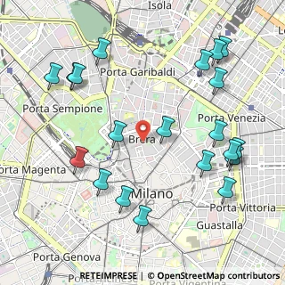Mappa , 20121 Milano MI, Italia (1.225)