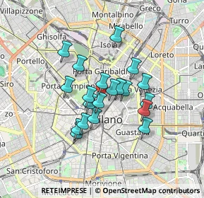 Mappa Via Brera, 20121 Milano MI, Italia (1.287)